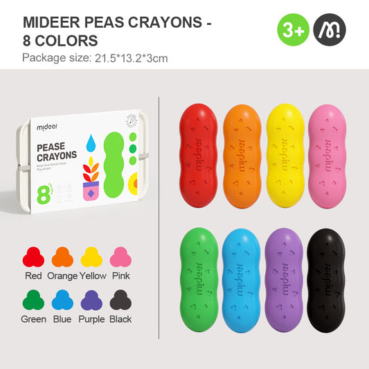 Mideer Beeswax Crayons (8pcs)