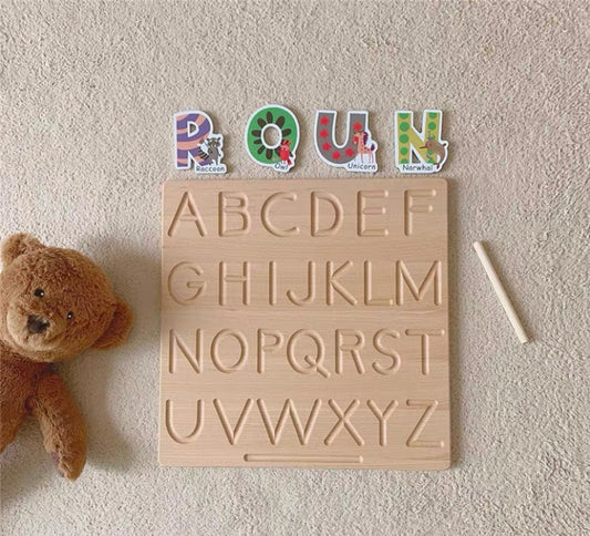 Wooden Alphabets Tracing Board (Double Sided)
