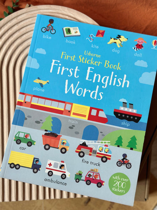 Usborne Sticker Book - First English Words